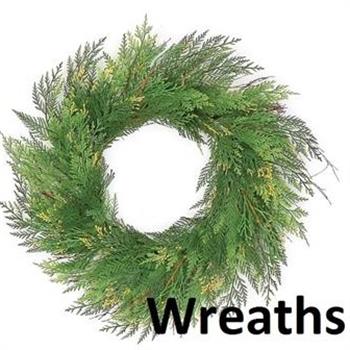 Wreaths, garlands and bushes (click to access)