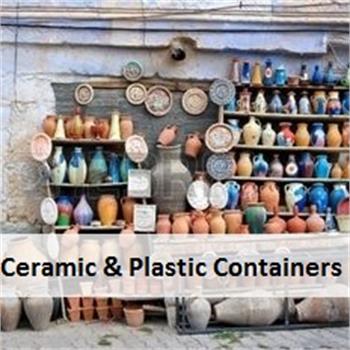 Ceramic & Plastic Containers (click to access)