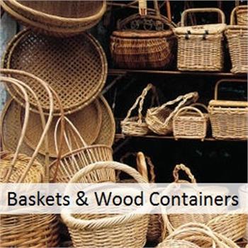 Baskets & Wooden Containers (click to access)